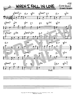 When I Fall In Love von Victor Young (Download) 