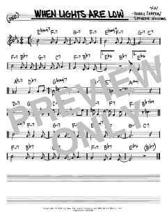 When Lights Are Low von Benny Carter (Download) 