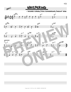 Whispering [Reharmonized version] von Vincent Rose (Download) 