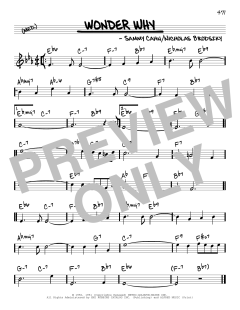 Wonder Why von Sammy Cahn (Download) 