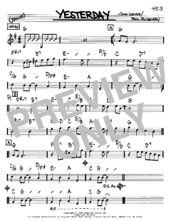 Yesterday von The Beatles (Download) 