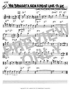 You Brought A New Kind Of Love To Me von Frank Sinatra (Download) 