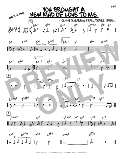 You Brought A New Kind Of Love To Me [Reharmonized version] von Frank Sinatra (Download) 