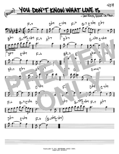 You Don't Know What Love Is von Carol Bruce (Download) 