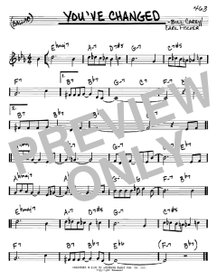 You've Changed von Carl Fischer (Download) 