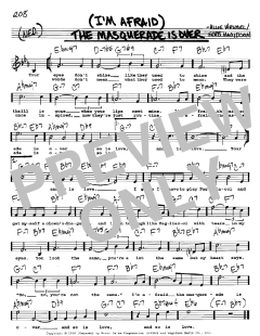 (I'm Afraid) The Masquerade Is Over von David Porter (Download) 