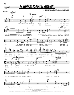 A Hard Day's Night [Jazz version] von The Beatles (Download) 