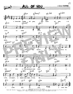 All Of You von Cole Porter (Download) 