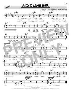 And I Love Her von The Beatles (Download) 