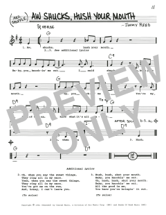 Aw Shucks, Hush Your Mouth (Download) 