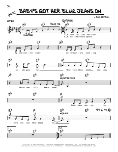 Baby's Got Her Blue Jeans On von Bob McDill (Download) 