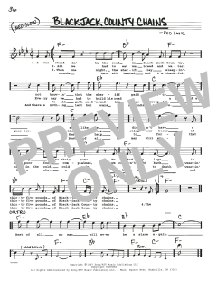 Blackjack County Chains von Willie Nelson (Download) 