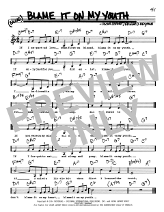 Blame It On My Youth von Oscar Levant (Download) 