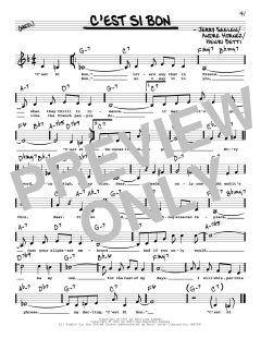 C'est Si Bon von Danny Kaye (Download) 