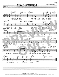 Could It Be You von Cole Porter (Download) 