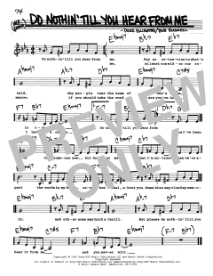 Do Nothin' Till You Hear From Me von Bob Russell (Download) 
