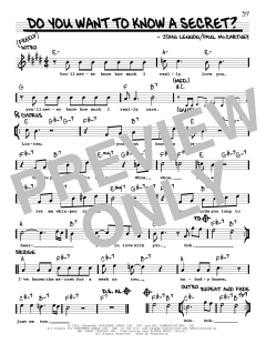 Do You Want To Know A Secret? [Jazz version] von The Beatles (Download) 