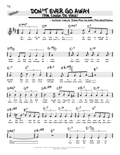 Don't Ever Go Away von Antonio Carlos Jobim (Download) 