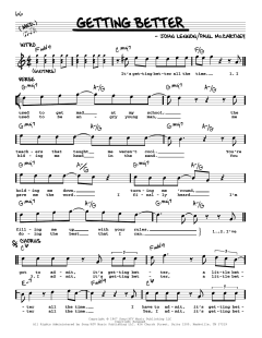 Getting Better [Jazz version] von The Beatles (Download) 