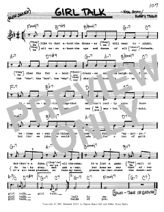 Girl Talk von Neal Hefti (Download) 