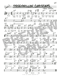 Greenwillow Christmas von Frank Loesser (Download) 