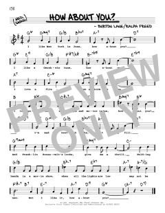 How About You? von Burton Lane (Download) 
