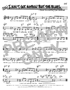 I Ain't Got Nothin' But The Blues von Duke Ellington (Download) 