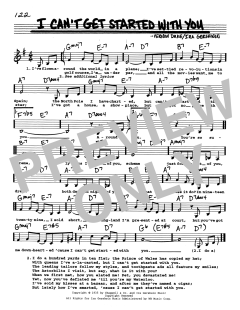 I Can't Get Started von Vernon Duke (Download) 