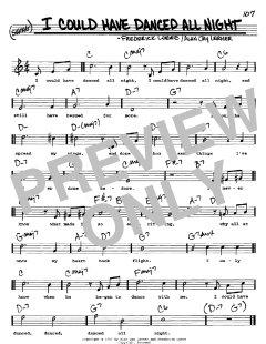 I Could Have Danced All Night von Alan Jay Lerner (Download) 