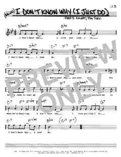 I Don't Know Why von Dean Martin (Download) 