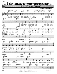I Get Along Without You Very Well von Hoagy Carmichael (Download) 