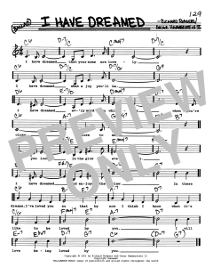 I Have Dreamed von Richard Rodgers (Download) 