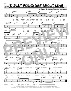 I Just Found Out About Love von Jimmy McHugh (Download) 