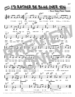 I'd Rather Be Blue Over You von Barbra Streisand (Download) 