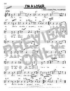 I'm A Loser [Jazz version] von The Beatles (Download) 