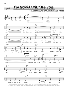 I'm Gonna Live Till I Die von Al Hoffman (Download) 