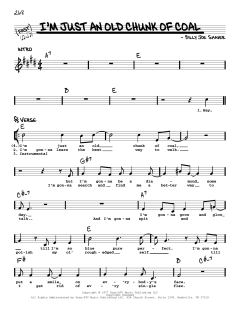 I'm Just An Old Chunk Of Coal von John Anderson (Download) 