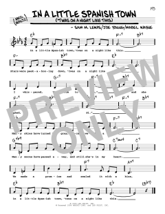 In A Little Spanish Town von Joe Young (Download) 