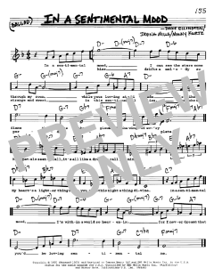 In A Sentimental Mood von Duke Ellington (Download) 