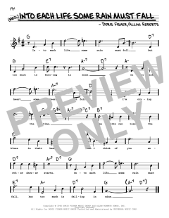 Into Each Life Some Rain Must Fall von Doris Fisher (Download) 