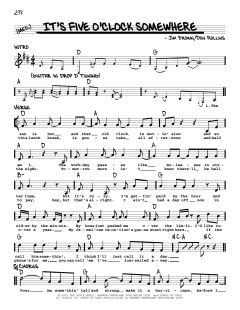 It's Five O'Clock Somewhere von Don Rollins (Download) 