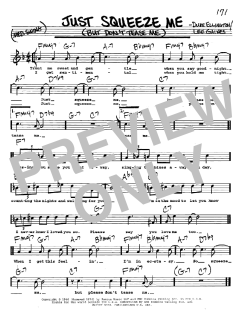 Just Squeeze Me von Duke Ellington (Download) 