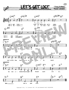 Let's Get Lost von Frank Loesser (Download) 