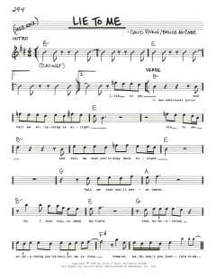Lie To Me von Bruce McCabe (Download) 