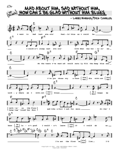 Mad About Him, Sad Without Him, How Can I Be Glad Without Him Blues von Dick Hyman (Download) 