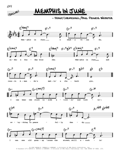 Memphis In June von Hoagy Carmichael (Download) 