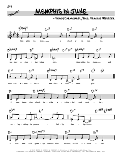 Memphis In June von Hoagy Carmichael (Download) 