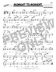 Moment To Moment von Henry Mancini (Download) 