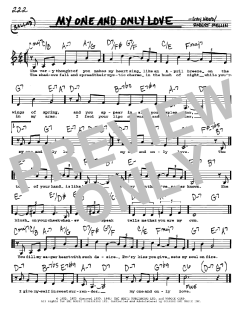 My One And Only Love von Robert Mellin (Download) 