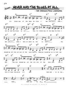 Never Had The Blues At All von Bob Dorough (Download) 